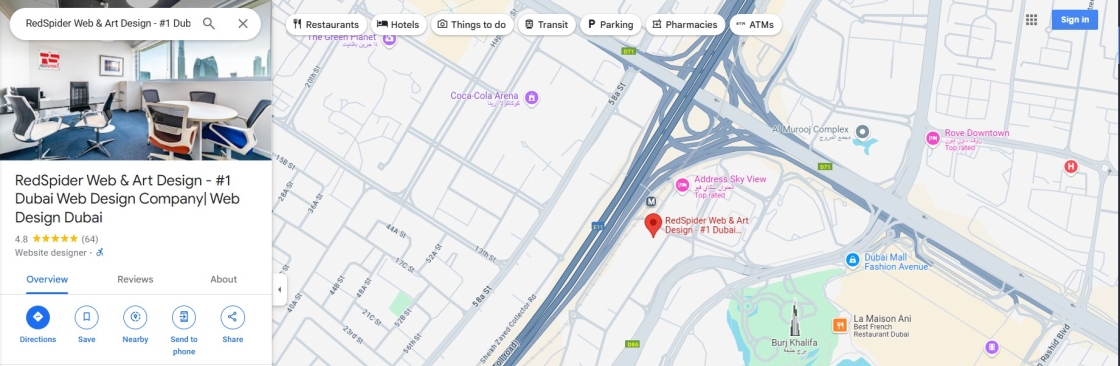 RedSpider Web and Art Design