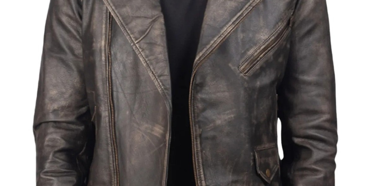 Allaric Alley Brown Biker Jacket
